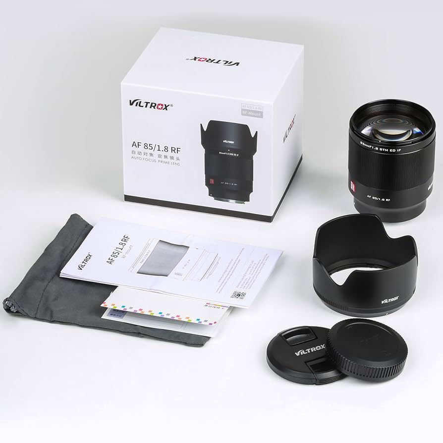 美品◆Viltrox AF 85mm F1.8 RF Canon Viltrox 85mm F1.8 Autofocus Medium-Telephoto Lens